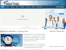 Tablet Screenshot of meditask.net